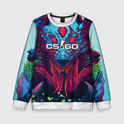 Свитшот детский CS:GO Hyper Beast, цвет: 3D-белый