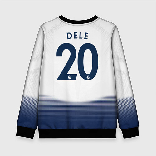 Детский свитшот FC Tottenham: Dele Alli Home 18-19 / 3D-Черный – фото 2