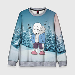 Свитшот детский Sans Winter, цвет: 3D-меланж