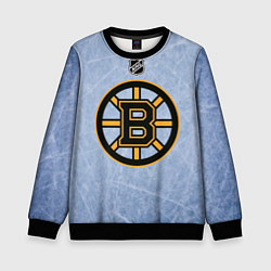 Свитшот детский Boston Bruins: Hot Ice, цвет: 3D-черный