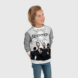 Свитшот детский Godsmack, цвет: 3D-белый — фото 2