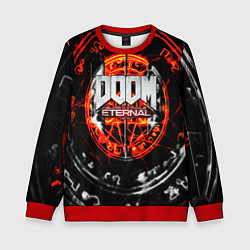 Свитшот детский DOOM ETERNAL, цвет: 3D-красный
