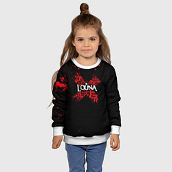 Свитшот детский Louna, цвет: 3D-белый — фото 2