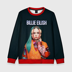 Свитшот детский BILLIE EILISH, цвет: 3D-красный