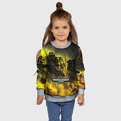 Свитшот детский Warhammer 40K - Космические Десантники, цвет: 3D-меланж — фото 2