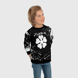 Свитшот детский ЧЁРНЫЙ КЛЕВЕР, цвет: 3D-черный — фото 2