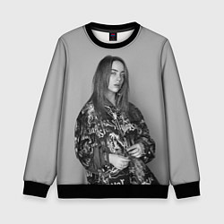 Свитшот детский Billie Eilish, цвет: 3D-черный