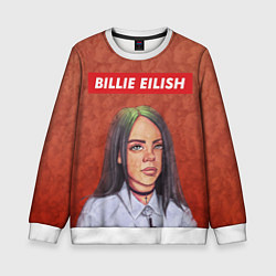 Свитшот детский Billie Eilish, цвет: 3D-белый