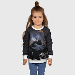 Свитшот детский Batman, цвет: 3D-белый — фото 2