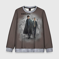 Свитшот детский Sherlock, цвет: 3D-меланж