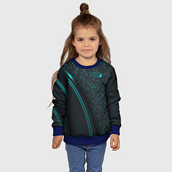 Свитшот детский Mass Effect N7, цвет: 3D-синий — фото 2