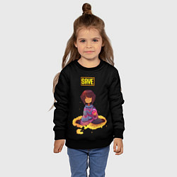Свитшот детский UNDERTALE FRISK, цвет: 3D-черный — фото 2