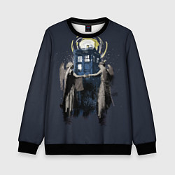 Свитшот детский Doctor Who, цвет: 3D-черный