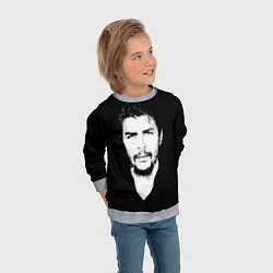 Свитшот детский Че Гевара, цвет: 3D-меланж — фото 2