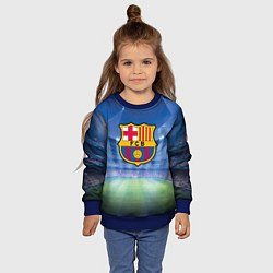 Свитшот детский FC Barcelona, цвет: 3D-синий — фото 2