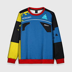 Свитшот детский Detroit:become, цвет: 3D-красный