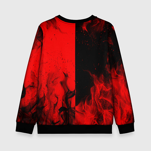 Детский свитшот АлисА / 3D-Черный – фото 2