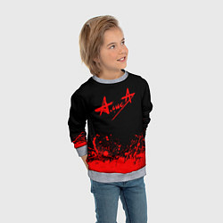 Свитшот детский АлисА, цвет: 3D-меланж — фото 2