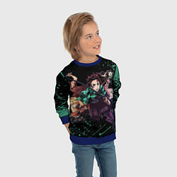 Свитшот детский KIMETSU NO YAIBA, цвет: 3D-синий — фото 2