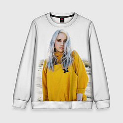 Свитшот детский BILLIE EILISH, цвет: 3D-белый