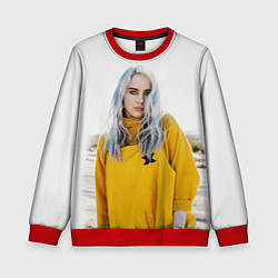 Свитшот детский BILLIE EILISH, цвет: 3D-красный