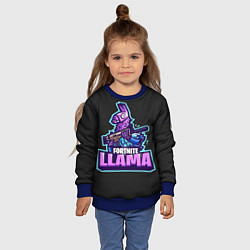 Свитшот детский Fortnite LLAMA, цвет: 3D-синий — фото 2
