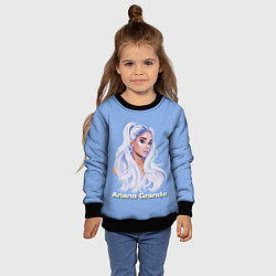 Свитшот детский Ariana Grande Ариана Гранде, цвет: 3D-черный — фото 2