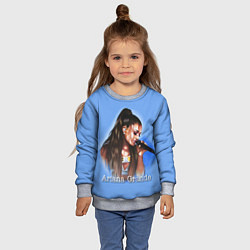 Свитшот детский Ariana Grande Ариана Гранде, цвет: 3D-меланж — фото 2