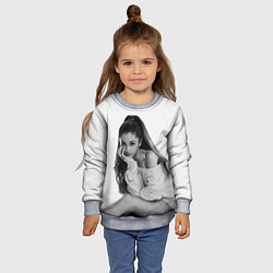 Свитшот детский Ariana Grande Ариана Гранде, цвет: 3D-меланж — фото 2