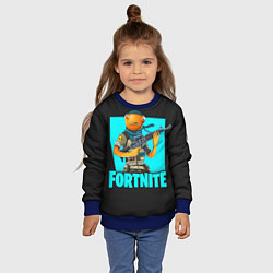 Свитшот детский Fortnite, цвет: 3D-синий — фото 2