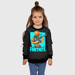 Свитшот детский Fortnite, цвет: 3D-черный — фото 2