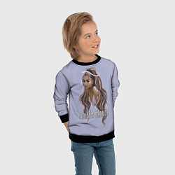 Свитшот детский Ariana Grande Ариана Гранде, цвет: 3D-черный — фото 2