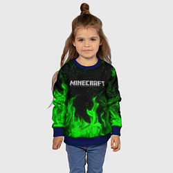Свитшот детский MINECRAFT, цвет: 3D-синий — фото 2