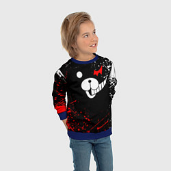 Свитшот детский MONOKUMA, цвет: 3D-синий — фото 2