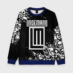 Свитшот детский LINDEMANN, цвет: 3D-синий