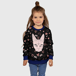 Свитшот детский КИС-КИС, цвет: 3D-синий — фото 2