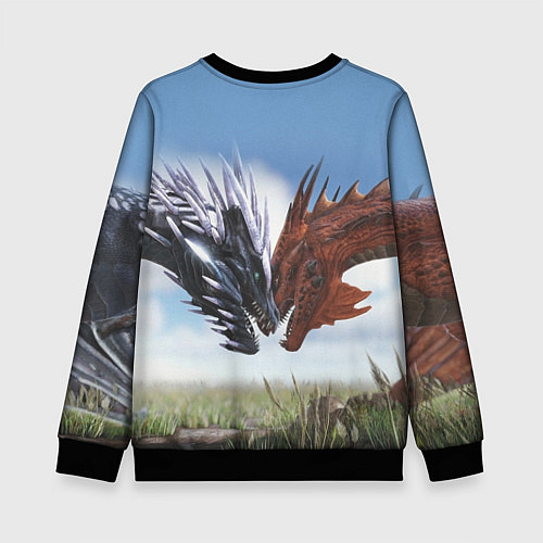Детский свитшот Ark Survival Evolved / 3D-Черный – фото 2