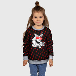 Свитшот детский LiL PEEP, цвет: 3D-меланж — фото 2