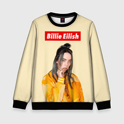 Свитшот детский BILLIE EILISH, цвет: 3D-черный