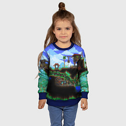Свитшот детский TERRARIA, цвет: 3D-синий — фото 2