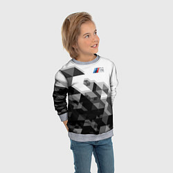 Свитшот детский BMW, цвет: 3D-меланж — фото 2