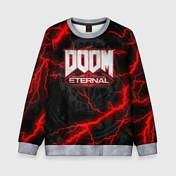 Свитшот детский DOOM ETERNAL, цвет: 3D-меланж