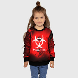 Свитшот детский PLAGUE INC, цвет: 3D-черный — фото 2