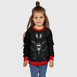 Свитшот детский Hollow Knight, цвет: 3D-красный — фото 2