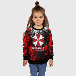 Свитшот детский UMBRELLA CORP, цвет: 3D-черный — фото 2