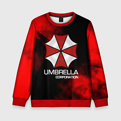 Свитшот детский UMBRELLA CORP, цвет: 3D-красный