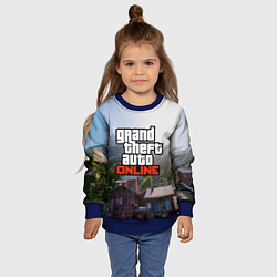 Свитшот детский GTA Online, цвет: 3D-синий — фото 2