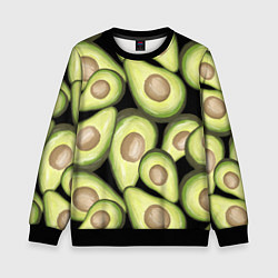 Детский свитшот Avocado background