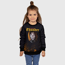 Свитшот детский Arturo 'Thunder' Gatti, цвет: 3D-черный — фото 2