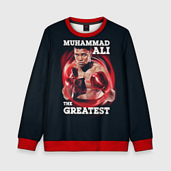 Свитшот детский Muhammad Ali, цвет: 3D-красный